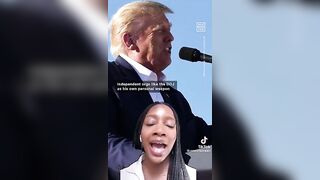 Trump Hating Leftist TikToker Accidentally Makes the Best Trump Campaign Ad Ever.