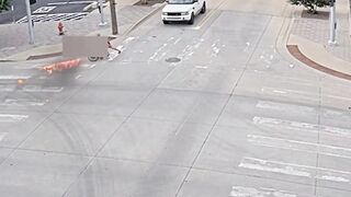 Man in wheelchair set on fire outside OKC Police Department