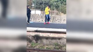 African Robbing a Kid with Down Syndrome on the Train and NO ONE Helps...France