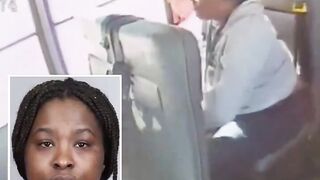 Watch Monster of a Woman Assaults Special Needs Boy on School Bus