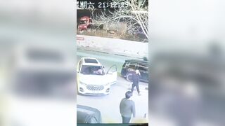 Chinese Drunk Public Official Fatally Stabs Woman in the Heart..She is Dying as People try to Help
