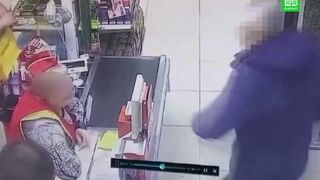 57 Year Old Mentally Ill Man thought Female Store Employee was Laughing at Him..