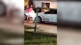 Guy Punching Car learns a Hard Lesson from a much Crazier Adult