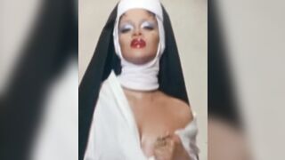 Rihanna has Angered Christians by doing a Provocative Shoot dressed as a 'Sexy Nun'