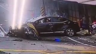 Ok, Man Runs his Car into Store Front...But More Questions Arise when He gets out of the Car