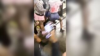 Young Lone Girl is Brutally Jumped by Mob in London..