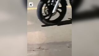 Strong Images: 22 Year Old Woman loses Her Leg in Tragic Motorcycle Accident and is Filmed while Suffering (See Info for Tragic Story)