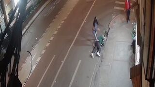 Hitman in Colombia Kills his Target from Around the Corner (Green Sweatshirt)