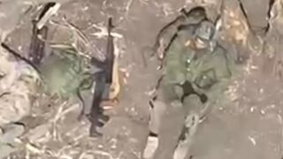 Soldier in Sneakers gets Both Legs Blown Off from Drone Drop..Russia-Ukraine Conflict