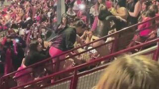 Bunch of Teens and Adult Females Fight it Out in the Nicki Minaj Concert
