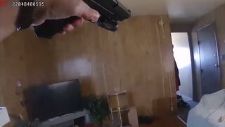 Sad POV Body Cam Video Of Deadly Shootout With Officer who Illegally Entered Man's Home and Killed Him (Officer barely Lives)
