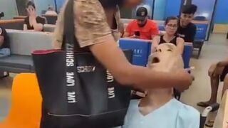 Uncensored: Woman Rolls a Corpse into Bank Trying to Pull Money out of His Account Pretending he's Alive.