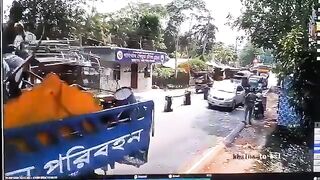 Video of Accident that Killed 14 People in Bus-Pickup Truck Collision in Bangladesh (See Info)