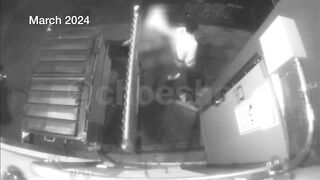 Shocking Security Camera of a Woman Killing a 20 year old Mother Then Getting Locked Out!