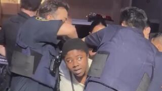Chaos erupted in NYC when a couple got into it with NYPD officers