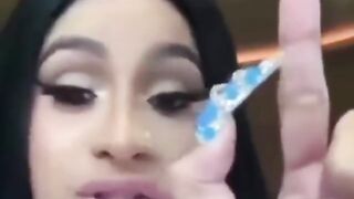 Singer/Performer Cardi B tells you the Proper Way to Wash your Ass..Uses her Finger?