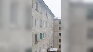 Death Wish Denied: Woman Jumps from 5th Floor and Ends Up Paralyzing Herself. Sad