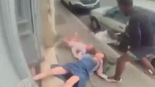 Man with Criminal Record in France takes Down Mom and Daughter, tries to Steal Daughter?