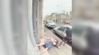 Man with Criminal Record in France takes Down Mom and Daughter, tries to Steal Daughter?
