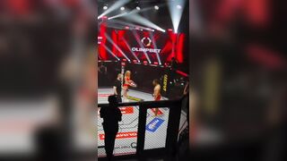 Iranian MMA Fighter Kicks Ring Girl because He was "Offended"...then Justice from after the Fight