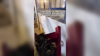 No Way..Man brings Flowers to his Whore of a Girlfriend