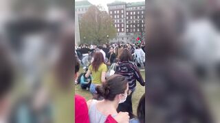 Students are Forced to Remote Schooling at Colombia University in NYC after Huge Pro-Palestine Rally (See Info)