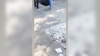 Homeless Man Spits on Woman on New York Bus and Immediately Regrets It