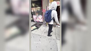 Homeless Man Spits on Woman on New York Bus and Immediately Regrets It