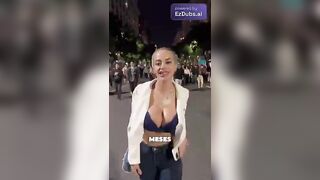 Argentinian Woman Talks About Inflation and Gas Prices..... I Think.