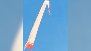 Amazing Video shoes Little Girl Flying a Kite gets Tangled and Lifted and Tossed into the Air (See Info)