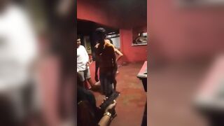 Bad Ass Girlfriend Knocks Out her Man at the Pool Table