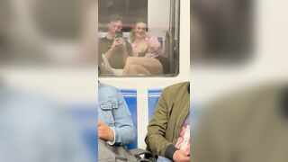 Bad Girl on the Subway almost Gets Herself in Trouble...