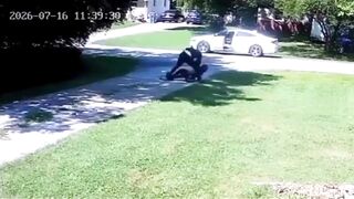 Jealous Husband Goes Viral for Brutal Bat Assault on Mailman