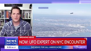 Possible UFO over NYC baffles passenger flying into LaGuardia (See Full News Report in Description)