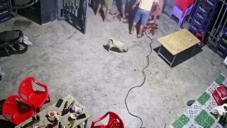 Kid brings Knife to Family Fight resulting in a Bloody Mess