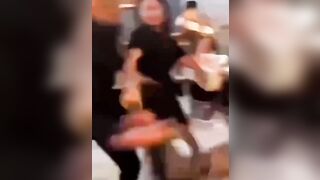 Asian Man Beats the Heck out of his Wife for Hitting him with the Vodka Bottle