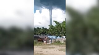 Water Funnel Tornado? Filmed in Cuba