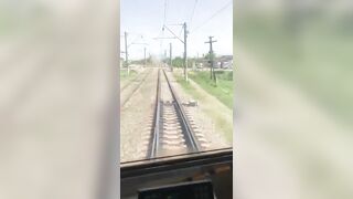 (More Info Picture of Girl) Dagestan: Teen Girl out for a Walk in Robe and Earbuds is Hit Killed by Train