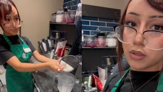 Starbucks employees expose that Starbucks is using “blending powder”