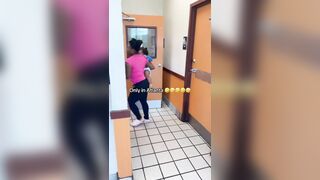 Who needs to wait? Woman with her Child in Atlanta