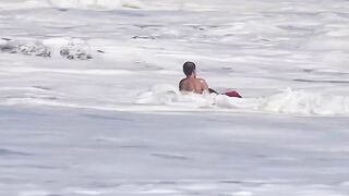Lifeguard Risks Everything to Save Young Boy in California