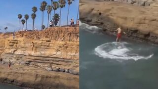 Teen hospitalized after dangerous jump from Sunset Cliffs