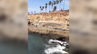 Teen hospitalized after dangerous jump from Sunset Cliffs