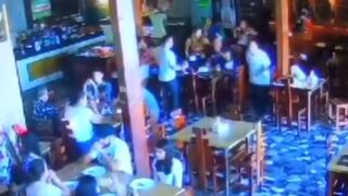 Camocim, Brazil. Waiter Slits Throa of 3 People in Restaurant