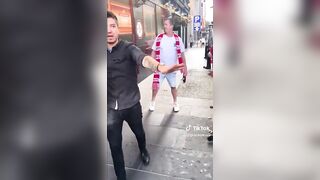 Left Wing Hamas Protesters Attack Proud Australian Guy that Doesn't Take their Crap.