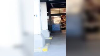 Old fart freaks out but there is a little twist at the end