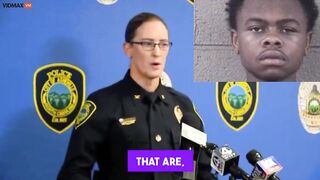 Leftist DEI Police Cheif Refuses To Say "Gang Violence" During Interview
