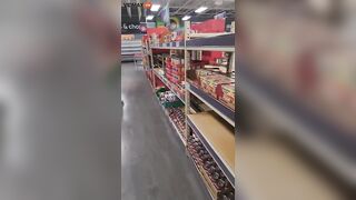 Drunk Hobo With Speech Impediment Walks Around Save-A-Lot During Store Closing Sale