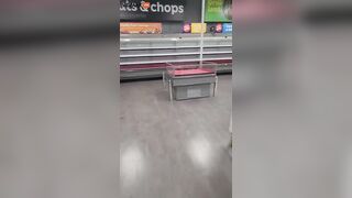 Drunk Hobo With Speech Impediment Walks Around Save-A-Lot During Store Closing Sale