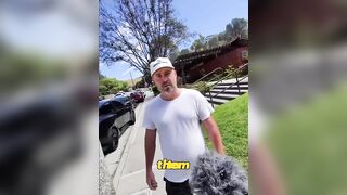 Man Goes Berserk After Spotting Cameraman Filming His Street
